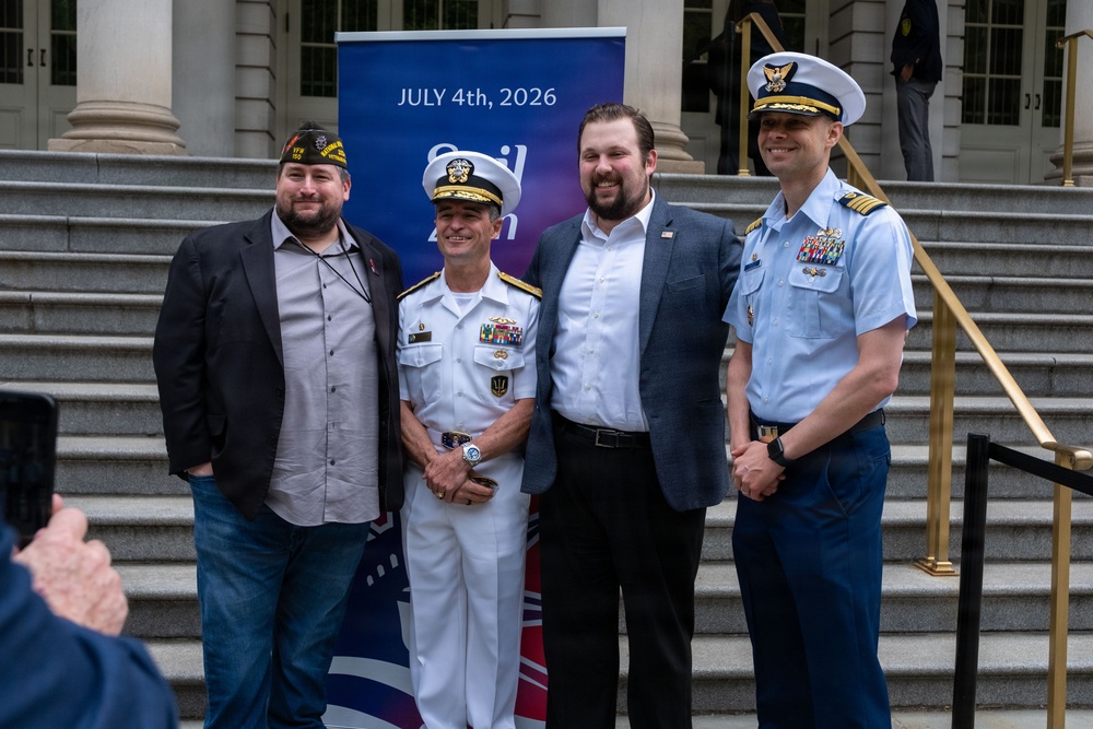 New York City officials sign proclamation supporting Sail4th America’s 250th celebration
