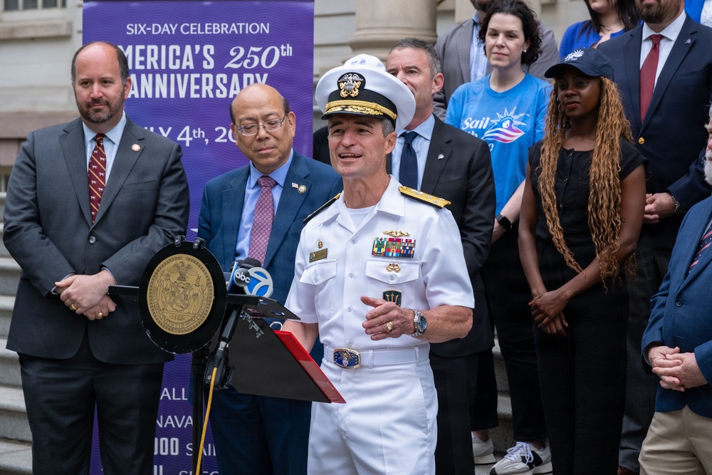 New York City officials sign proclamation supporting Sail4th America’s 250th celebration