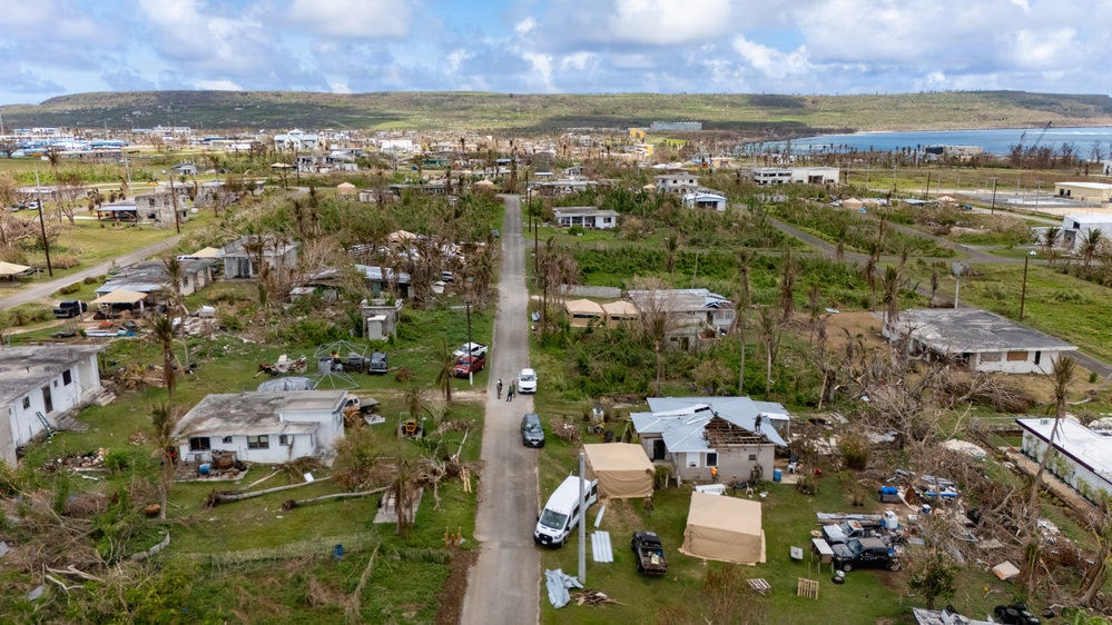 NMCB 1 Supports Roofing Mission in Saipan