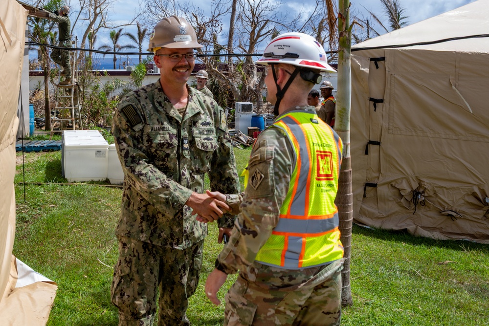 NMCB 1 Supports Roofing Mission in Saipan