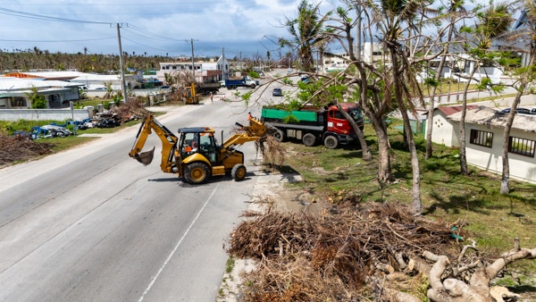 Clearing the Way Along Beach Road