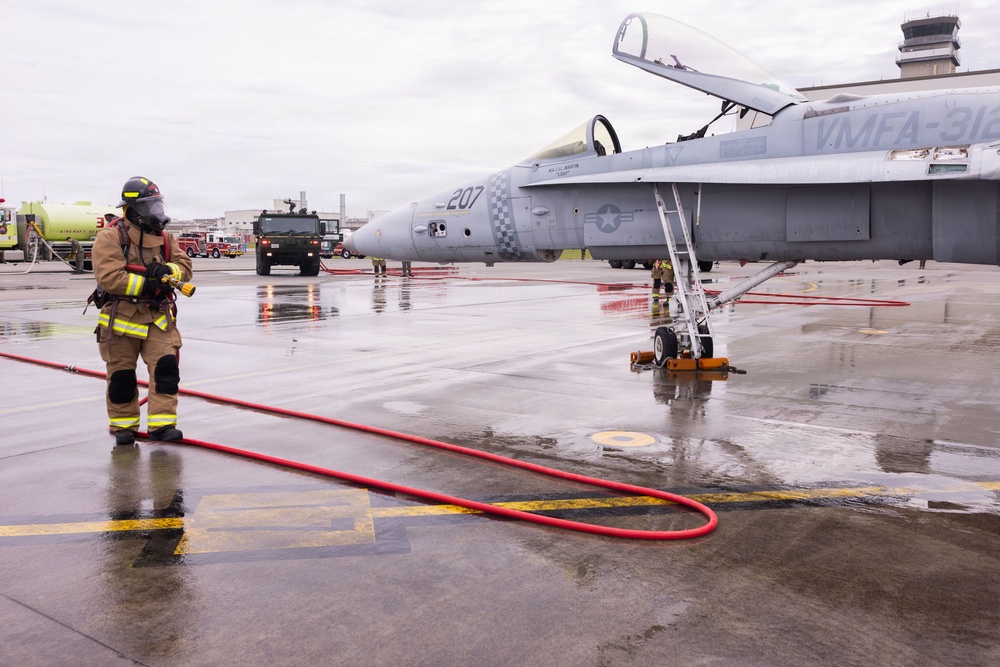 MCAS Iwakuni Trains for Mishap Response