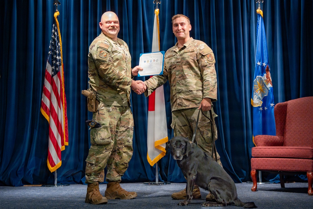 374 SFS bids farewell to military working dogs