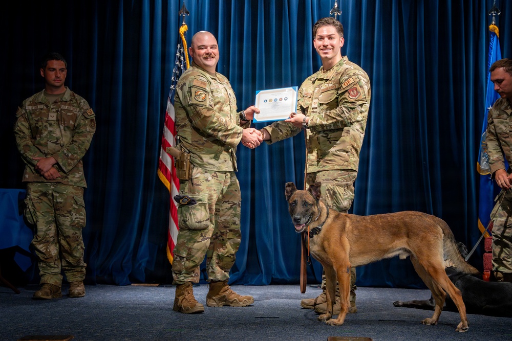 374 SFS bids farewell to military working dogs