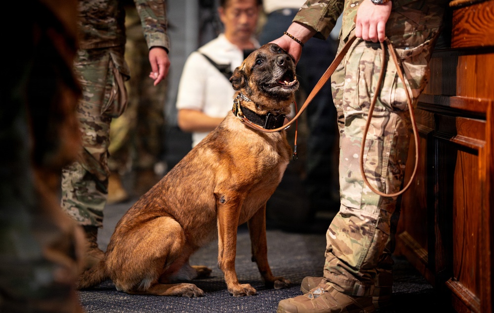 374 SFS bids farewell to military working dogs