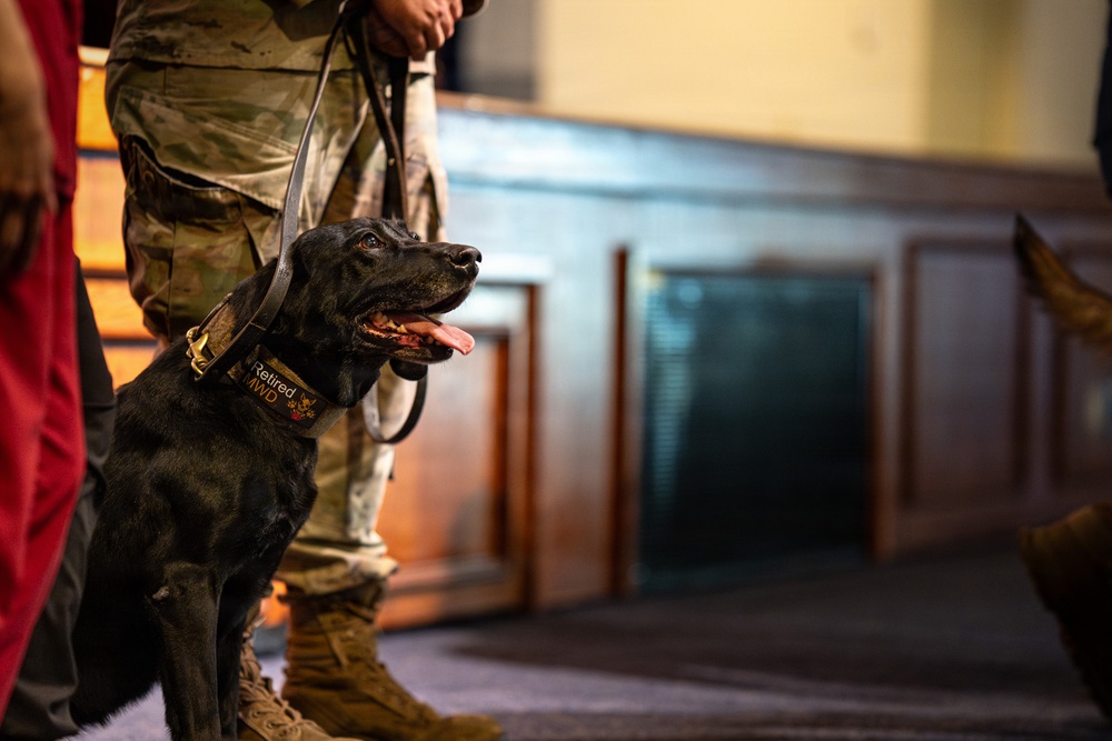 374 SFS bids farewell to military working dogs