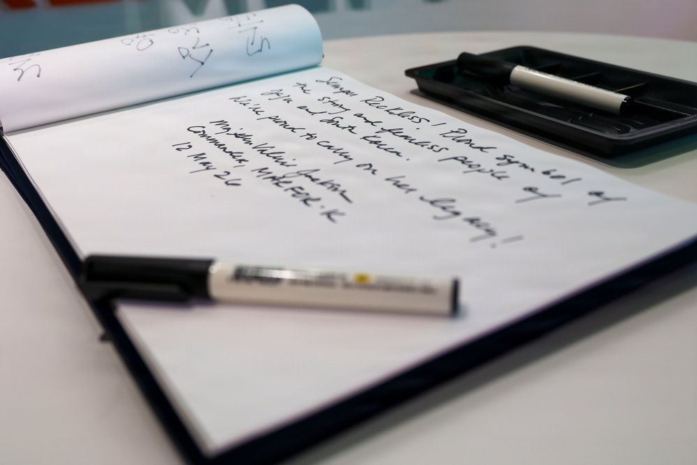 MARFORK Attends Staff Sgt. Reckless Wreath-Laying Ceremony