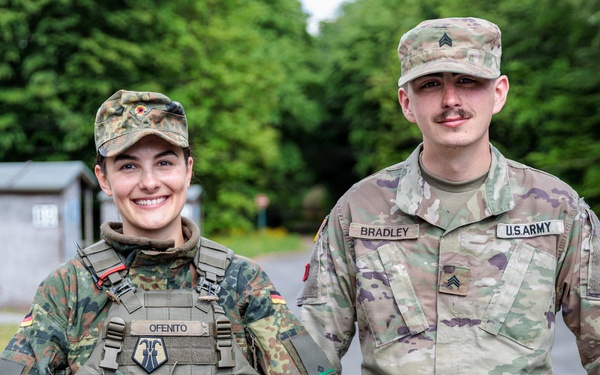 U.S. Army Reserve Soldiers participate in German shooting event with Bundeswehr reserve forces