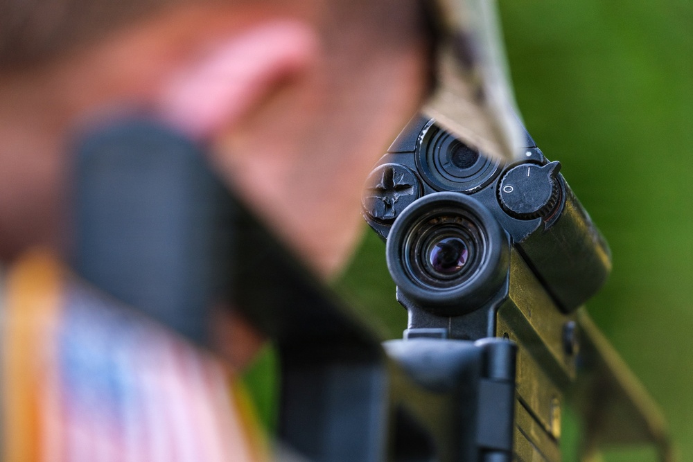 U.S. Army Reserve Soldiers participate in German shooting event with Bundeswehr reserve forces