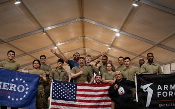 From the mat to the range: MMA fighters visit U.S. Army in Poland