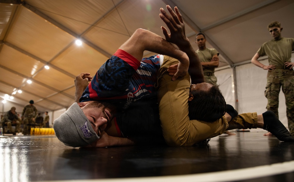 From the mat to the range: MMA fighters visit U.S. Army in Poland