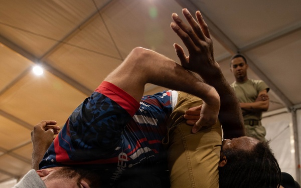 From the mat to the range: MMA fighters visit U.S. Army in Poland