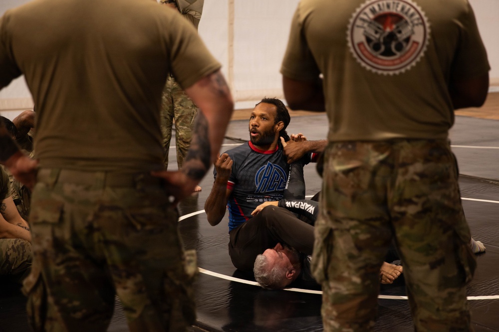 From the mat to the range: MMA fighters visit U.S. Army in Poland