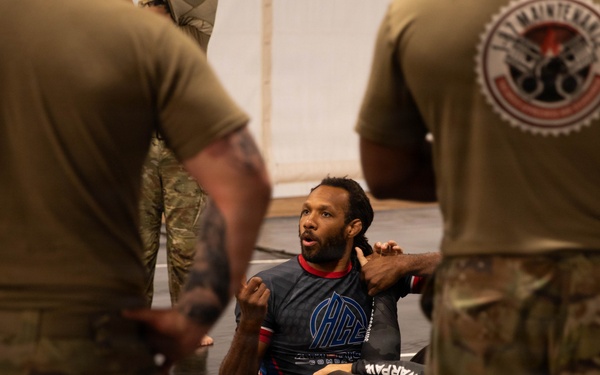 From the mat to the range: MMA fighters visit U.S. Army in Poland