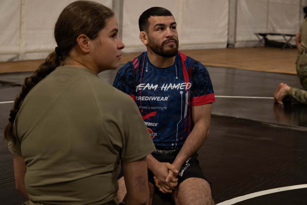 From the mat to the range: MMA fighters visit U.S. Army in Poland