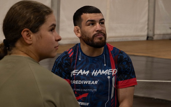 From the mat to the range: MMA fighters visit U.S. Army in Poland