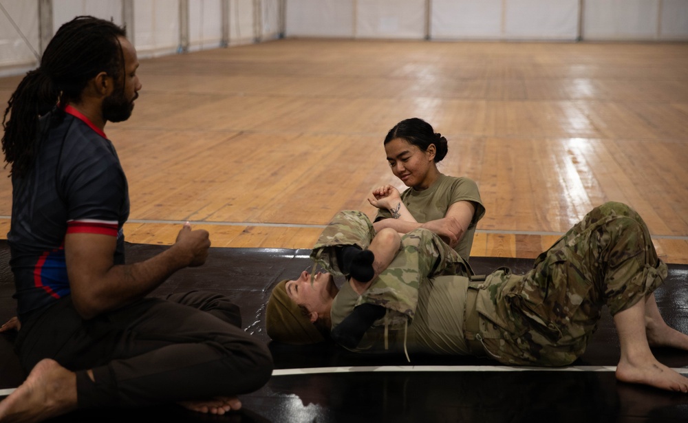 From the mat to the range: MMA fighters visit U.S. Army in Poland