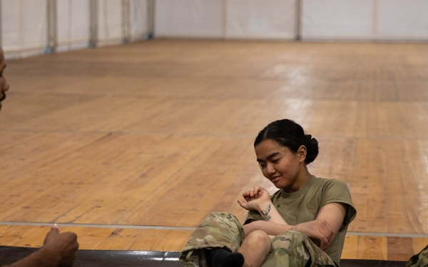 From the mat to the range: MMA fighters visit U.S. Army in Poland