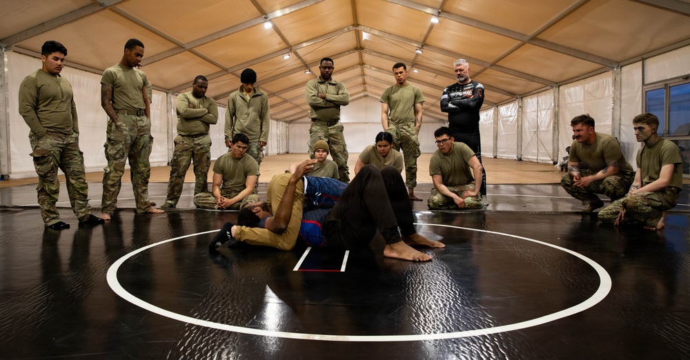 From the mat to the range: MMA fighters visit U.S. Army in Poland