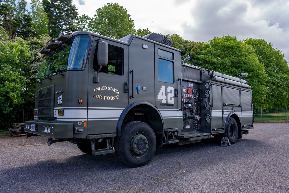 RAF Croughton hosts Police Week Touch a Truck event