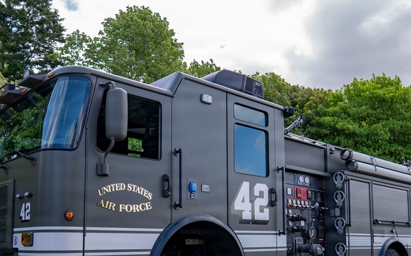 RAF Croughton hosts Police Week Touch a Truck event