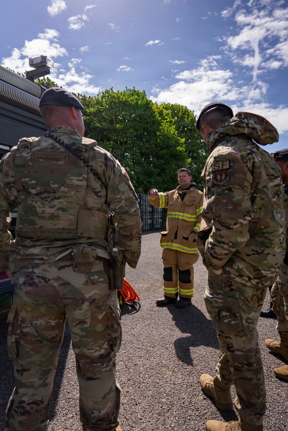 RAF Croughton hosts Police Week Touch a Truck event