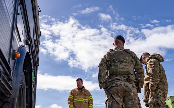 RAF Croughton hosts Police Week Touch a Truck event
