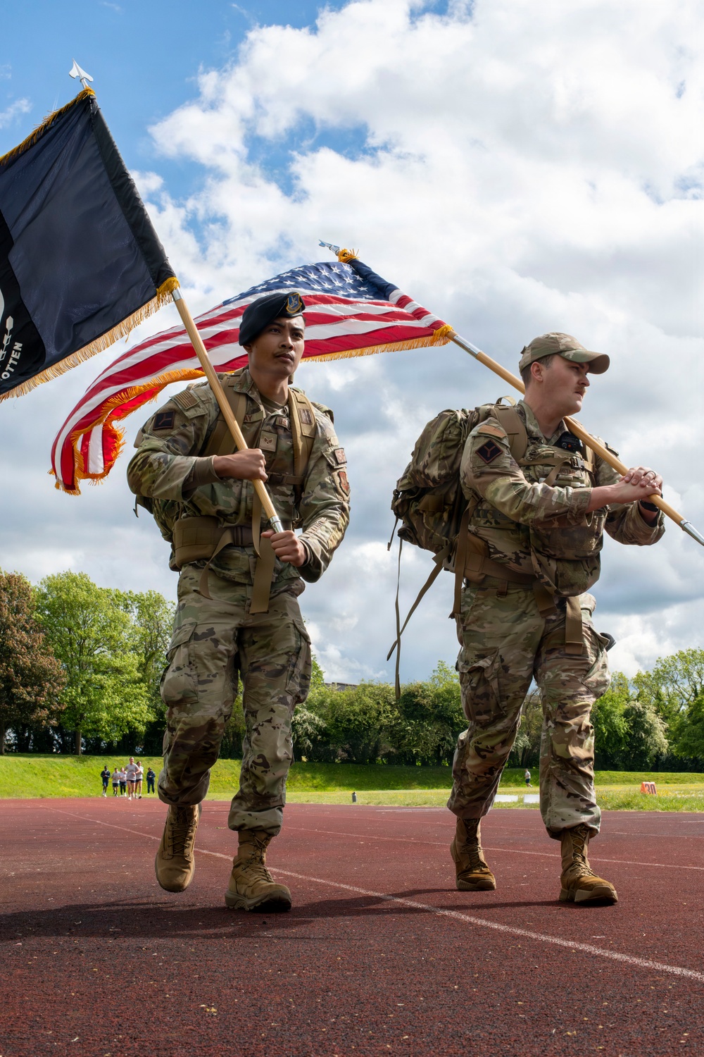 RAF Croughton hosts 24-hour Police Week ruck march