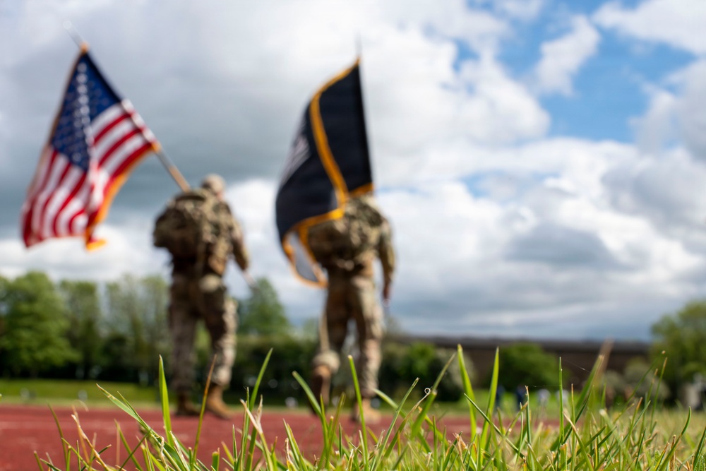 RAF Croughton hosts 24-hour Police Week ruck march