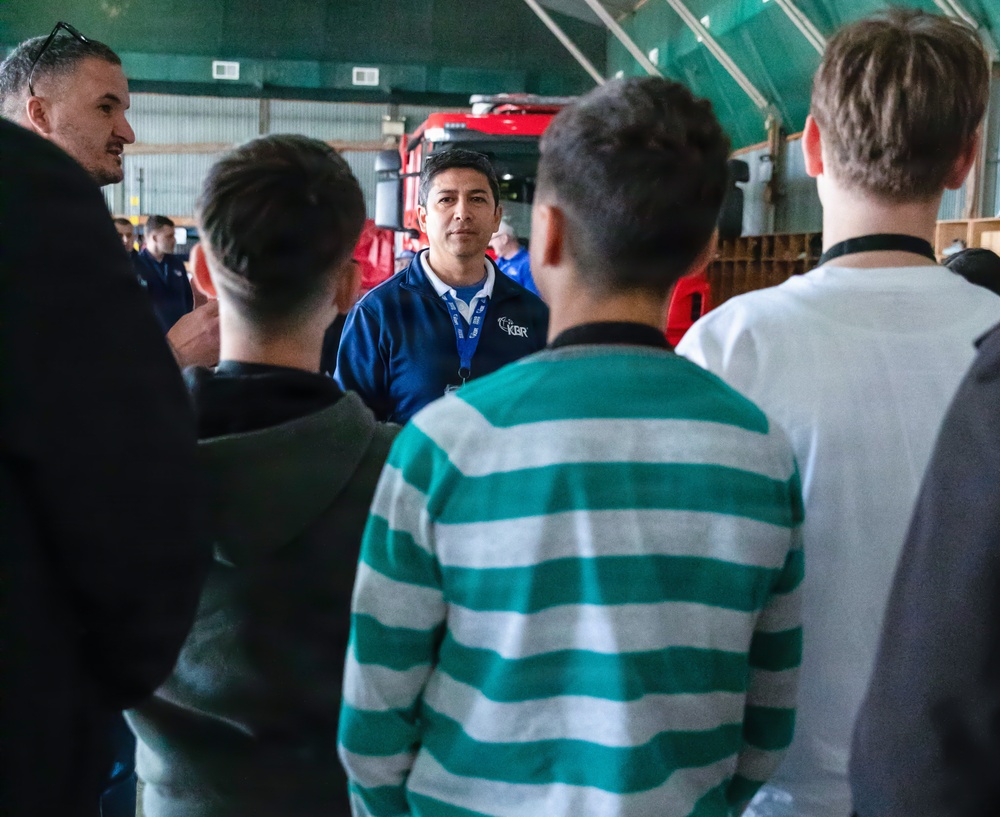 KFOR hosts local students for Public Safety Day at Camp Bondsteel