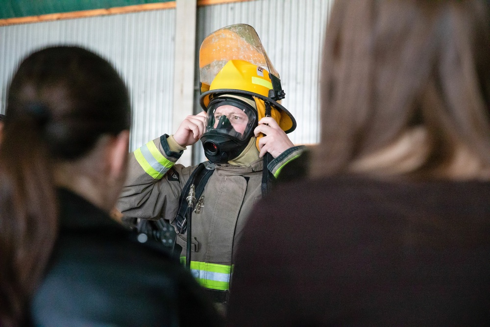 KFOR hosts local students for Public Safety Day at Camp Bondsteel