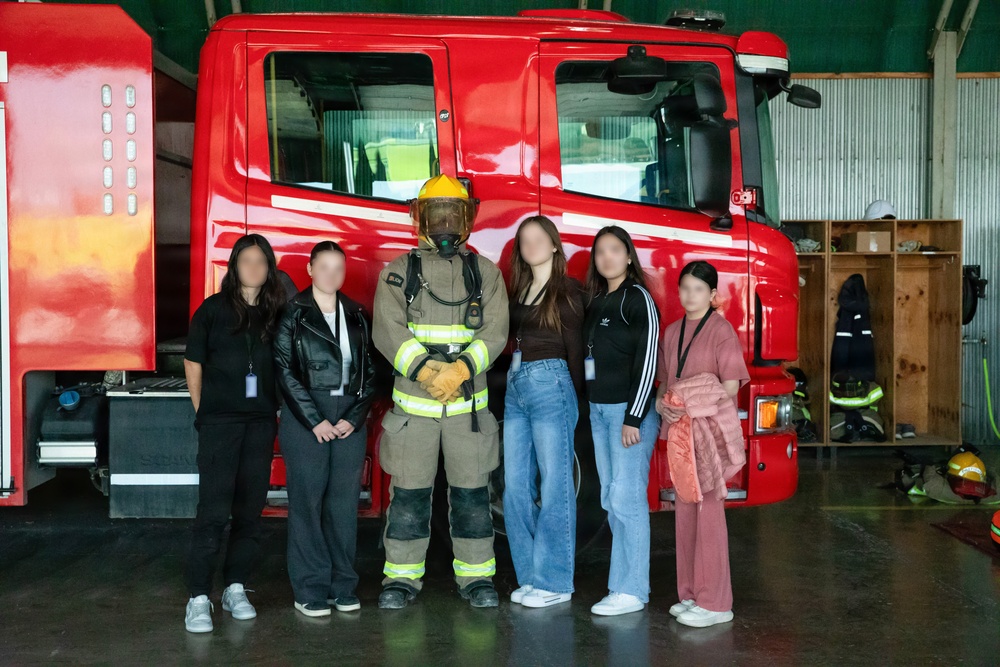KFOR hosts local students for Public Safety Day at Camp Bondsteel
