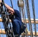 Coast Guard Academy Cadets begin "School of the Ship" orientation aboard Barque Eagle