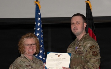 86th SFS defender receives Purple Heart for deployment actions