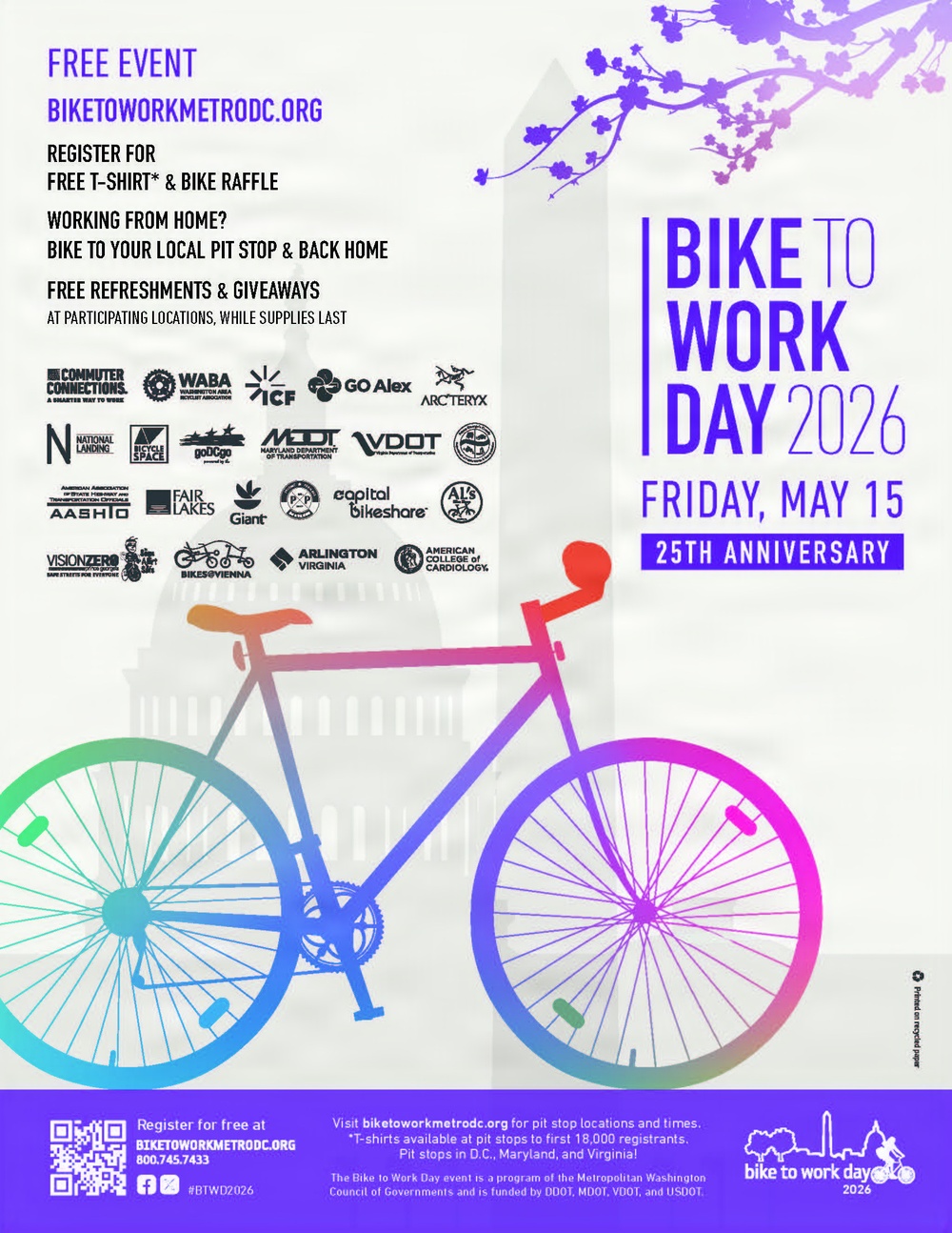 PAE SSP Promotes Commuting Options on National Bike to Work Day