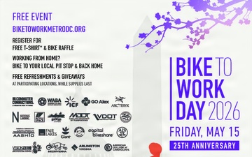 PAE SSP Promotes Commuting Options on National Bike to Work Day