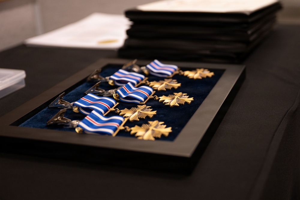 Mildenhall Airmen receive Distinguished Flying Cross for extraordinary achievement during Operation Midnight Hammer