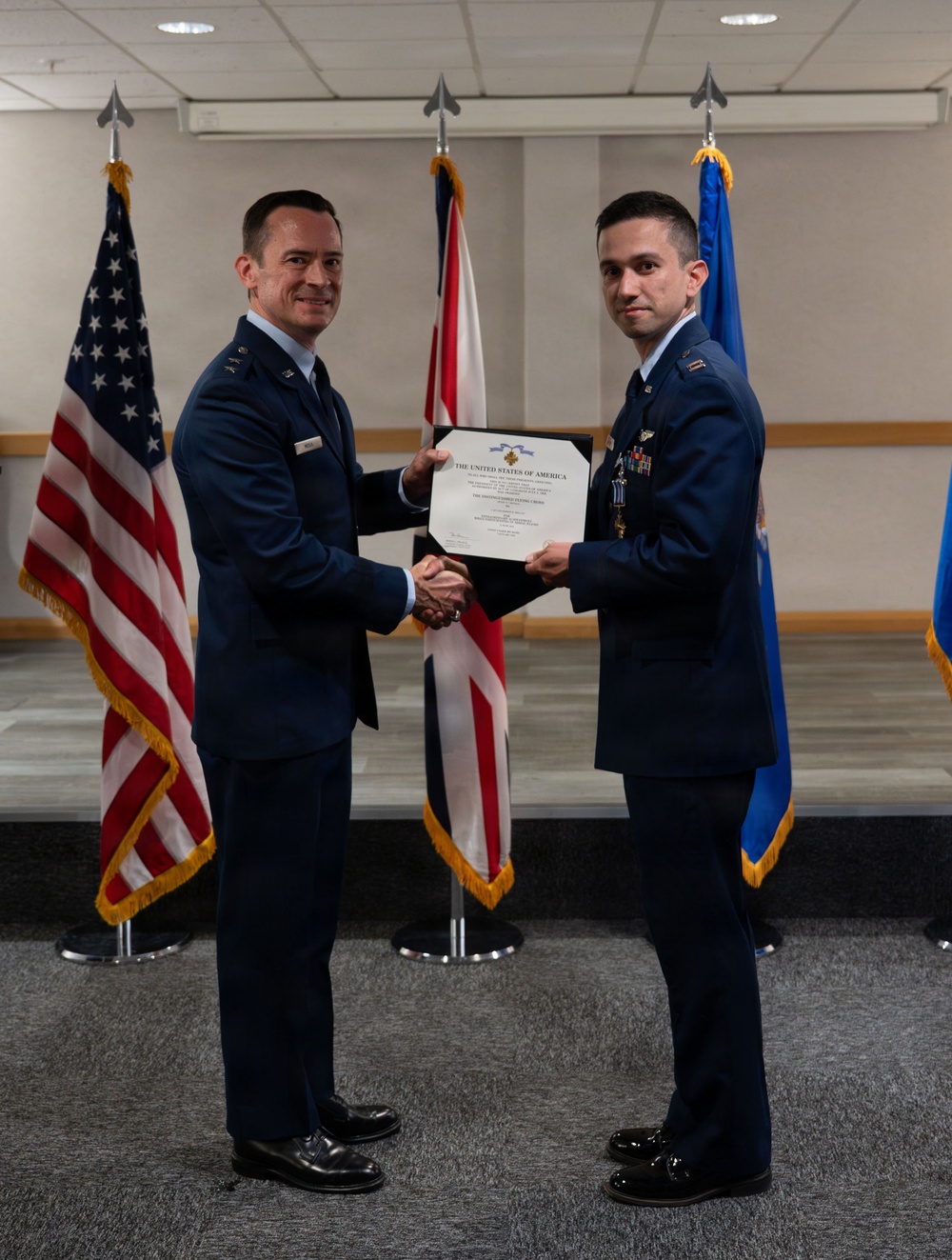 Mildenhall Airmen receive Distinguished Flying Cross for extraordinary achievement during Operation Midnight Hammer