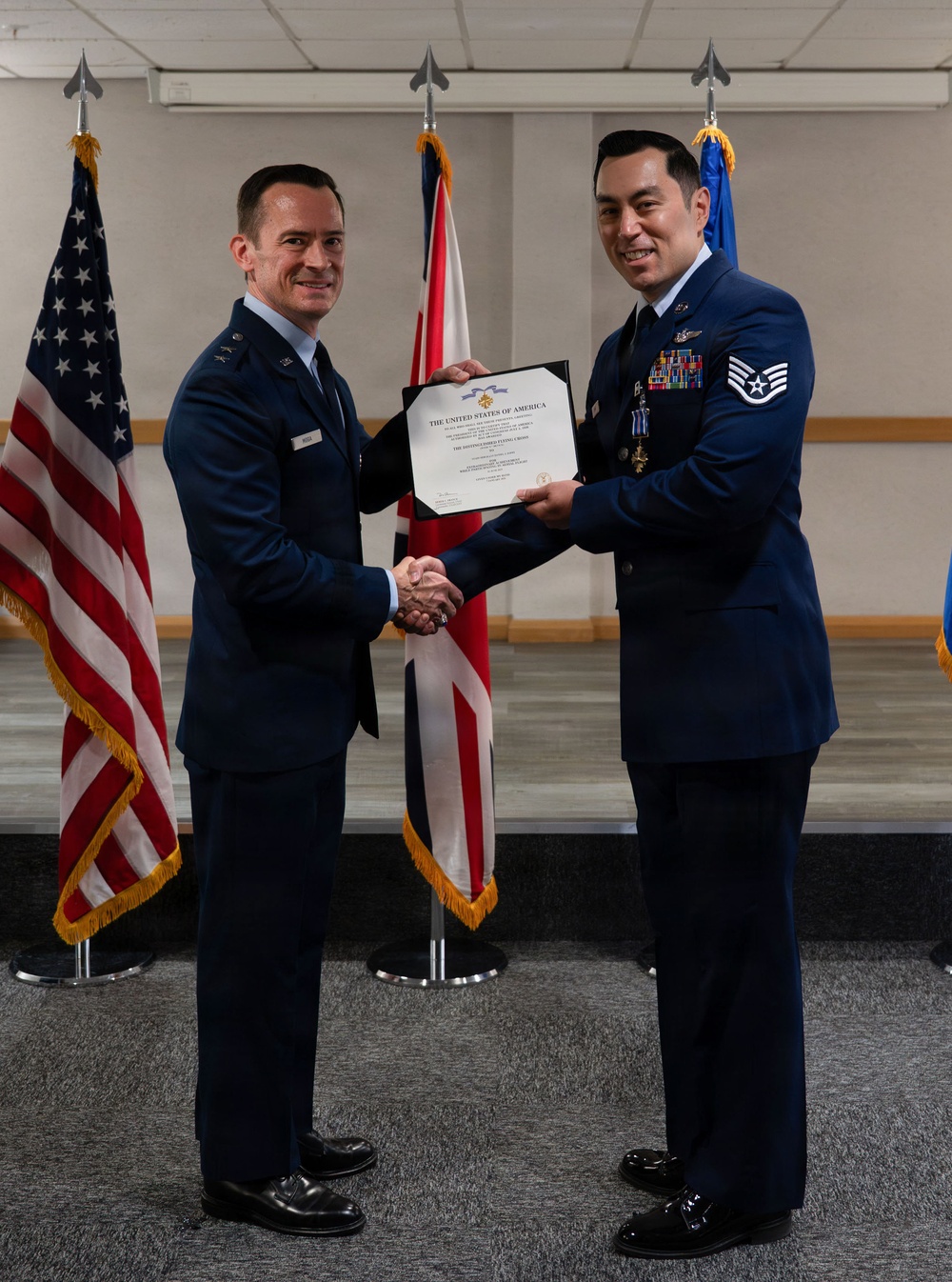 Mildenhall Airmen receive Distinguished Flying Cross for extraordinary achievement during Operation Midnight Hammer