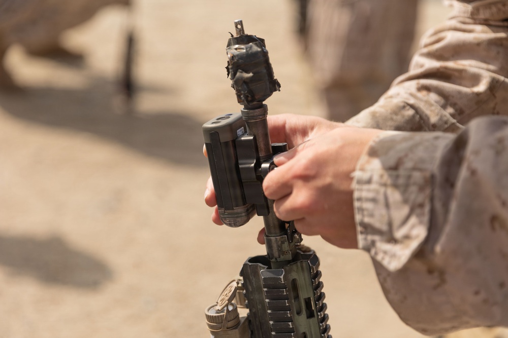 Marines with V2/5 conduct EOTG Vertical Assault Raid Course