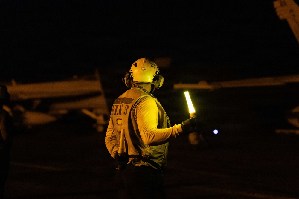 USS George H.W. Bush (CVN 77) Conducts Flight Operations
