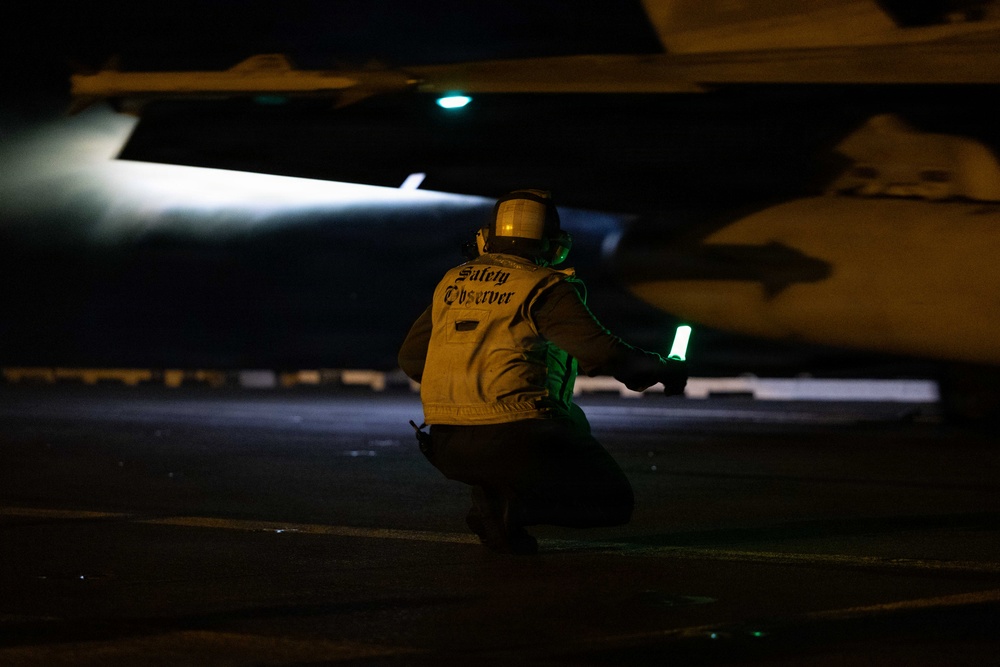 USS George H.W. Bush (CVN 77) Conducts Flight Operations