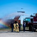 Grissom Firefighters Conduct Aircraft Burn Training