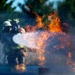 Grissom Firefighters Conduct Aircraft Burn Training