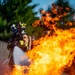 Grissom Firefighters Conduct Aircraft Burn Training