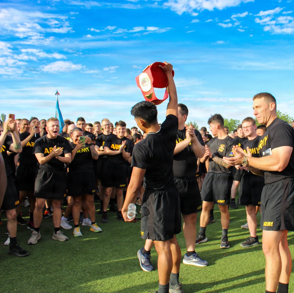 A New Battalion Champion Rises at the Brigade Physical Fitness Competition.