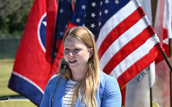 Guest Speaker  Alexandra Kolleda at Dr. Walker Memorialization Ceremony
