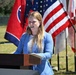 Guest Speaker  Alexandra Kolleda at Dr. Walker Memorialization Ceremony