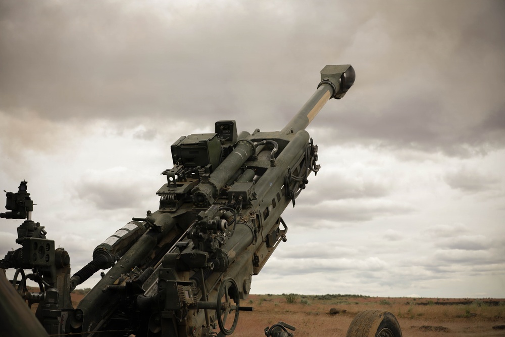 M777A2 Howitzer live fire training operation with 7th infantry Division during Exercise Tiger Balm 2026