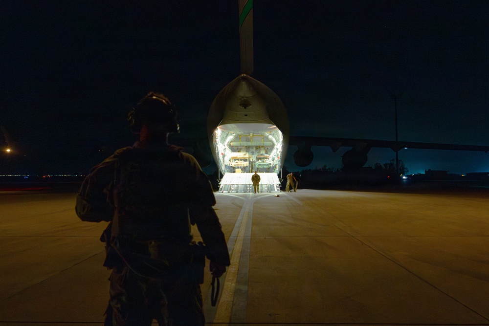 U.S. Army Soldiers Conduct Operations in the Middle East